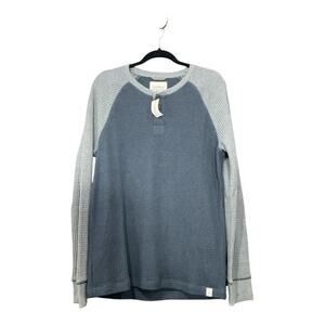 Upwest Top Men Blue Waffle NWT Small